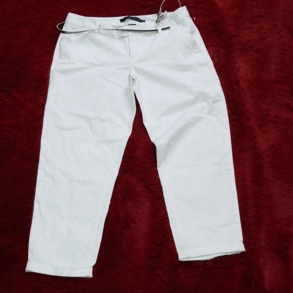Calvin Klein white cotton pants